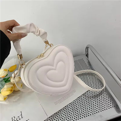 Fashion Love Heart Shape Shoulder Bag 